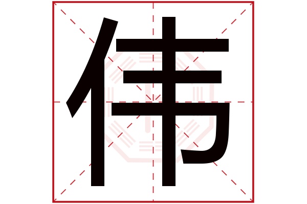 伟字